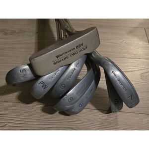 Square Two Golf Whitworth Oversize 88V Iron Set SW, PW, 5, 6, 7, 8, 9, & Putter